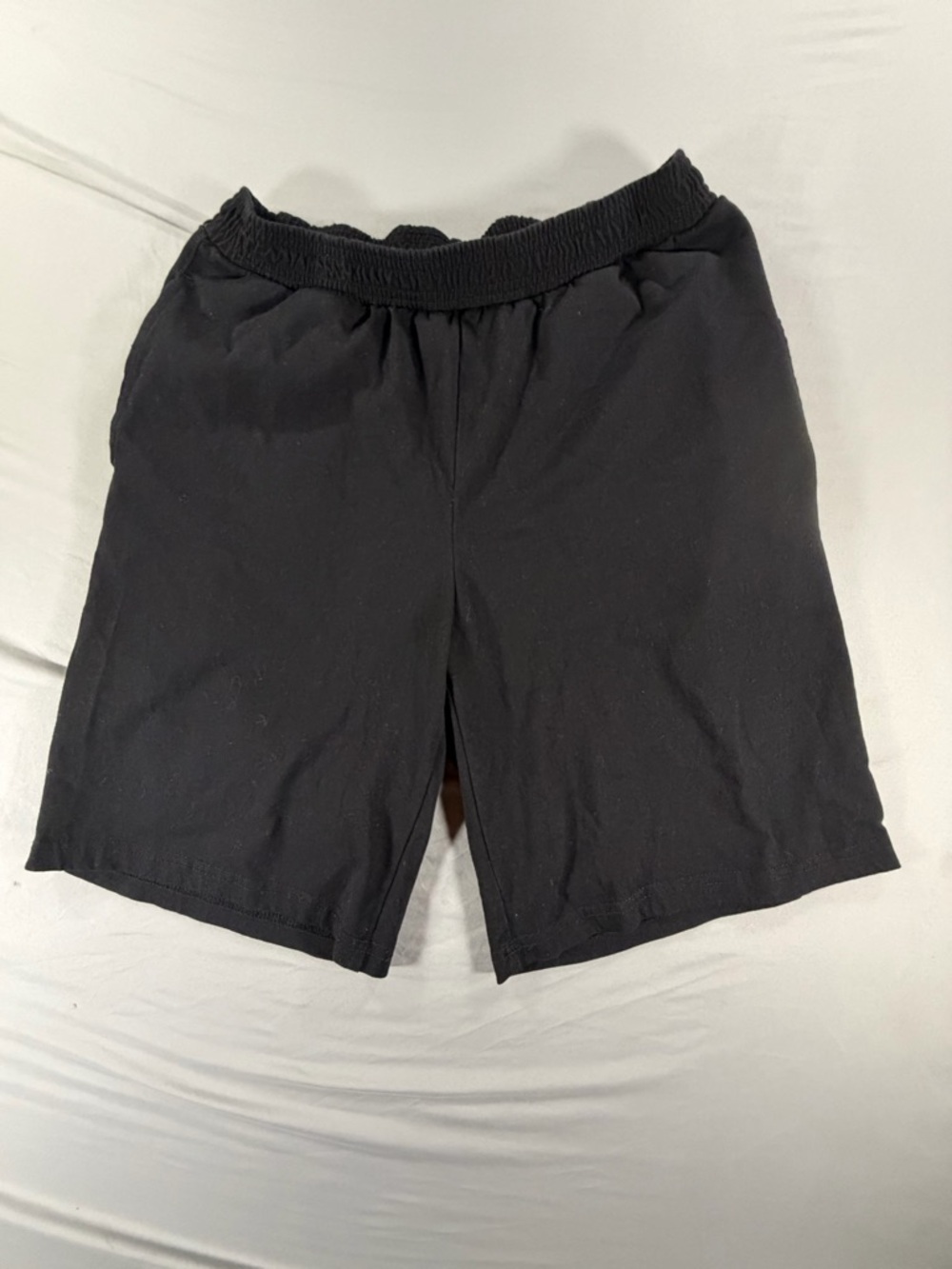 Ideology Black Athletic Elastic-Waist Shorts